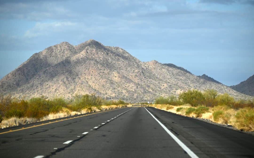 From a distance we see a monolithic mountain